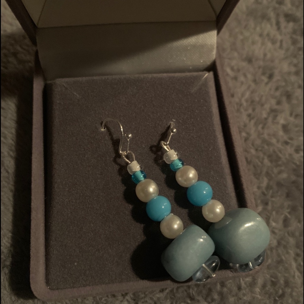 Hand made beaded earrings